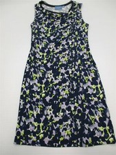 SIMPLY VERA WANG Women's Size S Sleeveless Blue Spotted Shift Dress
