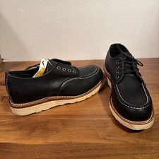 CHIPPEWA ODESSA 4INCH MOC TOE BOOTS US 8 Black OCM501001 RARE! NEW!