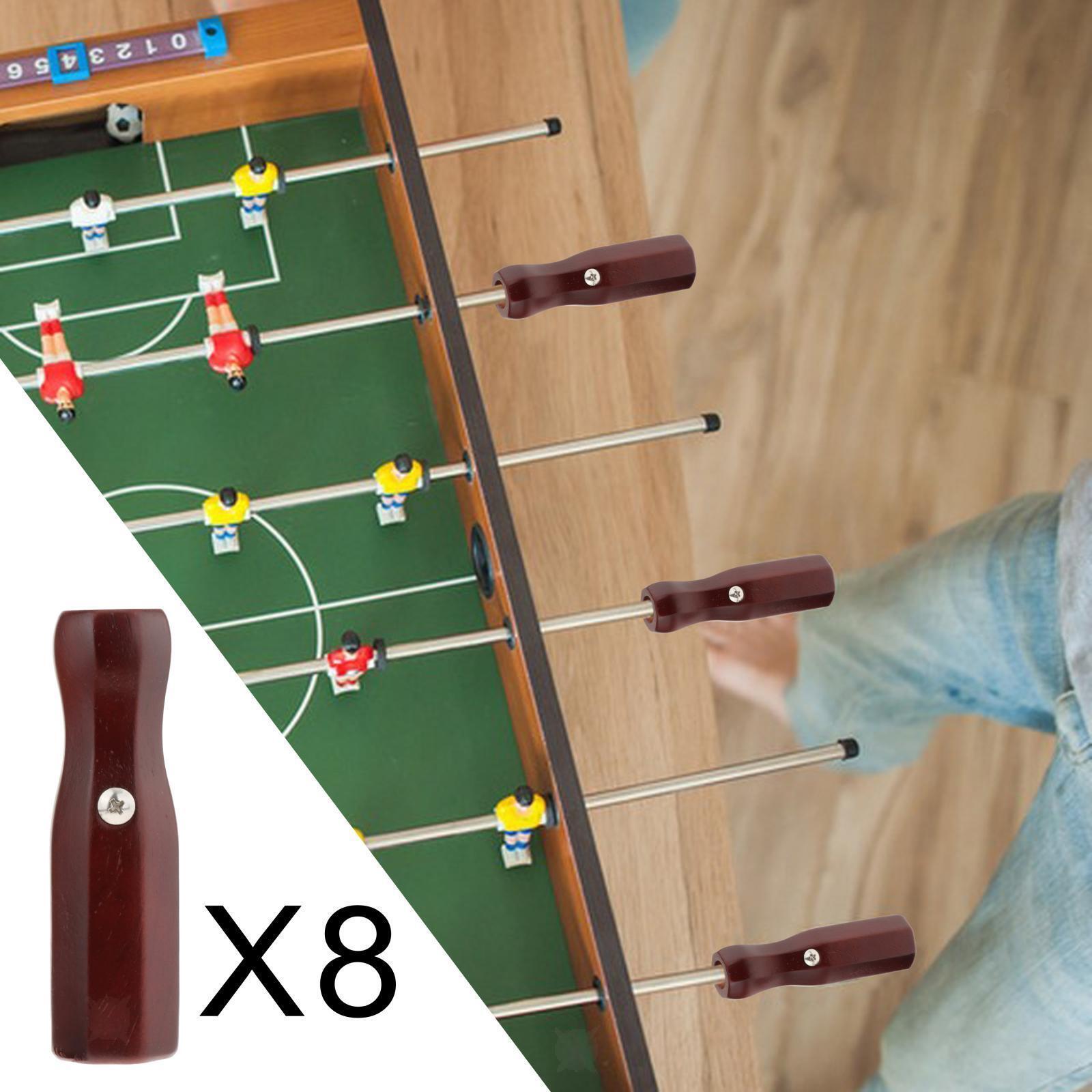 8Pcs Soccer Table Handles Football Table Grip with Screws Durable Foosball Table