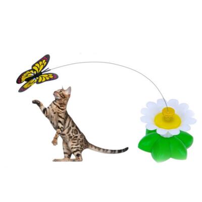 Lustige Katze, drehbares elektrisches Lenkrad, Lockspielzeug, Teaser