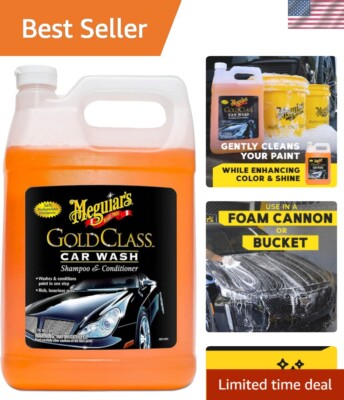 1 Gallon Gold Class Foaming Car Wash - Professional Clean, Eco-Friendly Formula