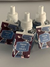 3 Bath Body Works Wallflower Plug In Bulb Refill FRESH CUT LILACS New Purple