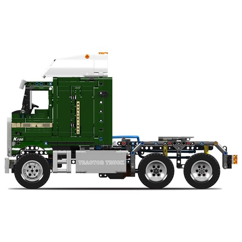 Mould King 13202 Ferngesteuertes LKW Kopf Semi Trailer Klemmbausteine Spielzeug - Bild 3 von 7