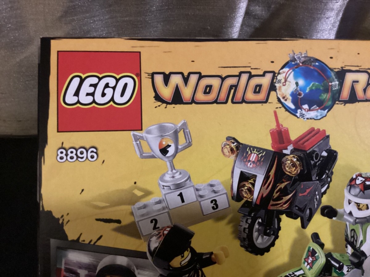 Lego World Racers Snake Canyon 8896 motor cross dirt bike Team