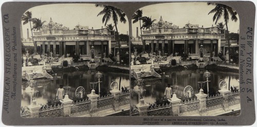 Indien.Indien.Kalkutta.Heimat eines Multimillionärs.Foto American Stereo.Stereoview - Bild 1 von 2