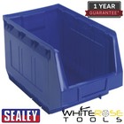 Sealey Plastic Storage Bin 210 x 355 x 165mm - Blue Pack of 20
