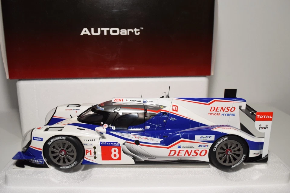 B6 1:18 AUTOART 81416 TOYOTA TS040 HYBRID LE MANS 2014 DAVIDSON BUEMI MIB RARE ! - Photo 3/4