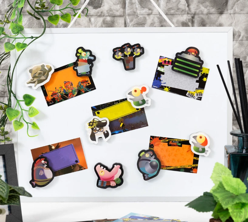 Imanes Splatoon 3 personajes ver. 2 (14 piezas en 1 caja) con tarjetas nota Nintendo Foto 3 de 4