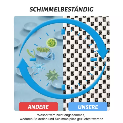 Duschmatte Rutschfest Duscheinlage Badewannenmatte Anti-Schimmel Fußmatte NEU - Bild 12 von 18