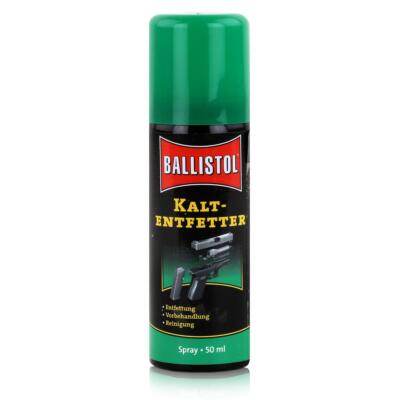 Ballistol Kaltentfetter Spray 50ml - Entfettung & Reinigung (1er Pack)