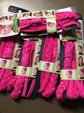 SCUNCI Brand 3-Piece Head-Wraps Active/Everyday Pink Lot Of 5 New