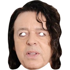 Roland Orzabal Celebrity Card Face Mask - Ready To Wear - Fancy Dress