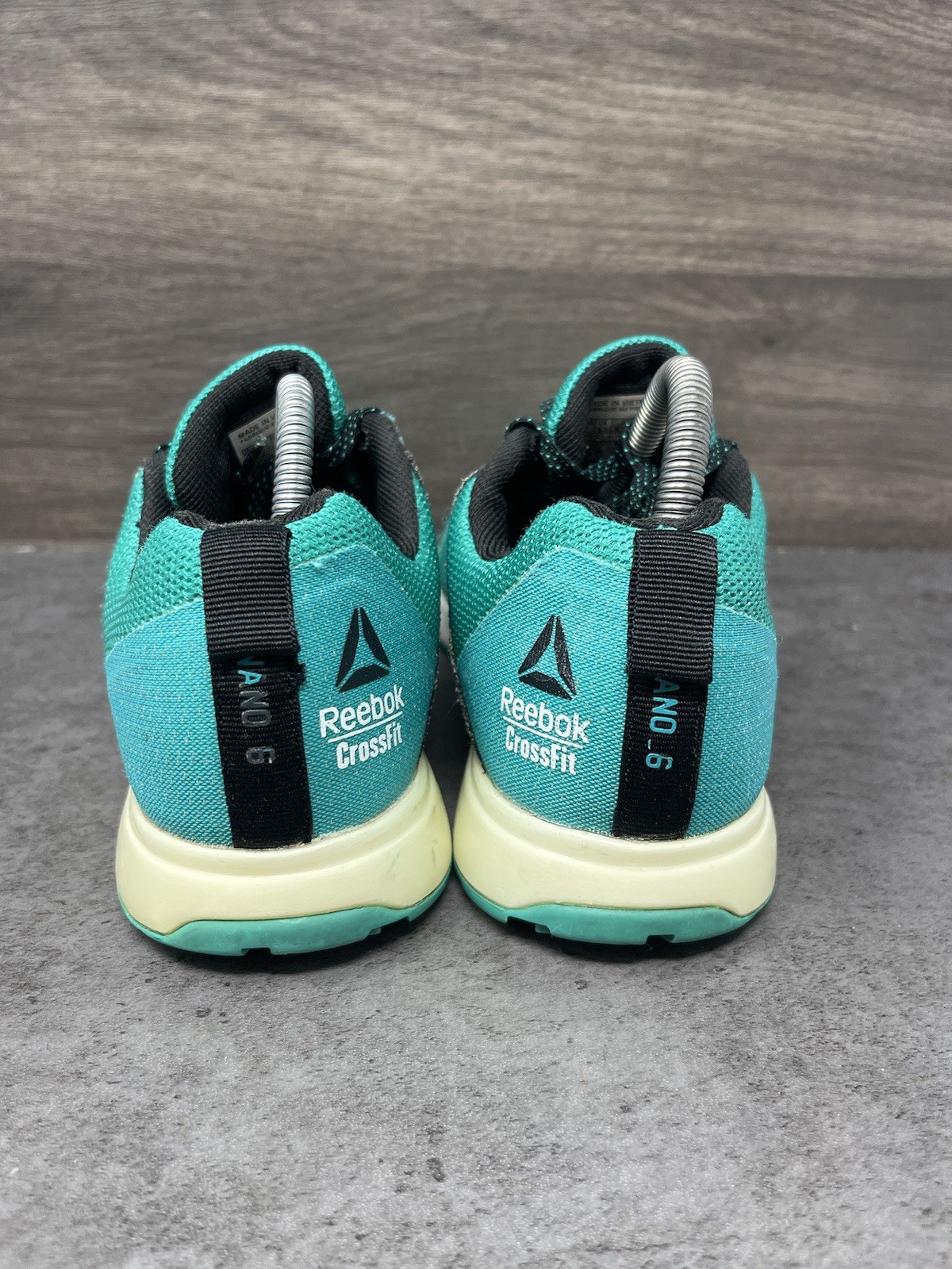 Reebok Crossfit Nano 6.0 Training Shoes Womens Size 8 Teal Black Crossfit  thumbnail 6