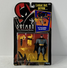 Kenner Batman Animated Series Combat Belt Batman Action Figure Boxed w  Hook