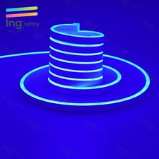 Blue 110v Outdoor Neon Light Strip Christmas Roof Line Light Waterproof Flexible