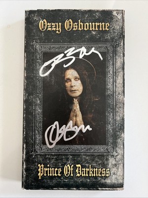 Ozzy Osbourne Prince Of Darkness 4CD Box Set 2005 Complete Signed