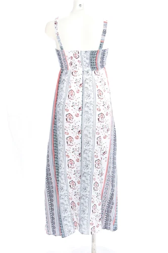 NATURA Vestido Hippie Mujeres Talla EU 36 blanco-negro-rojo look casual - Imagen 4 de 5
