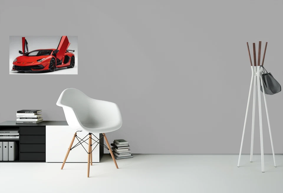 兰博基尼墙面乙烯基贴花图形汽车海报印花可拆卸胶粘剂 — 第 2/4 张图片