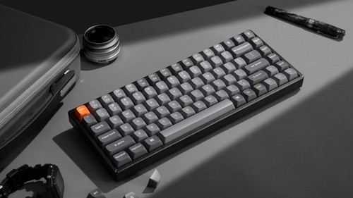Keychron K2 Max Kabellose Mechanische Tastatur, QWERTY US, K2M-J4, Banana - Afbeelding 4 van 14