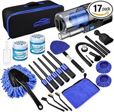 17pcs Car Detailing Kit Interior Cleaner, Car Interior Cleaning Kit with Handhel