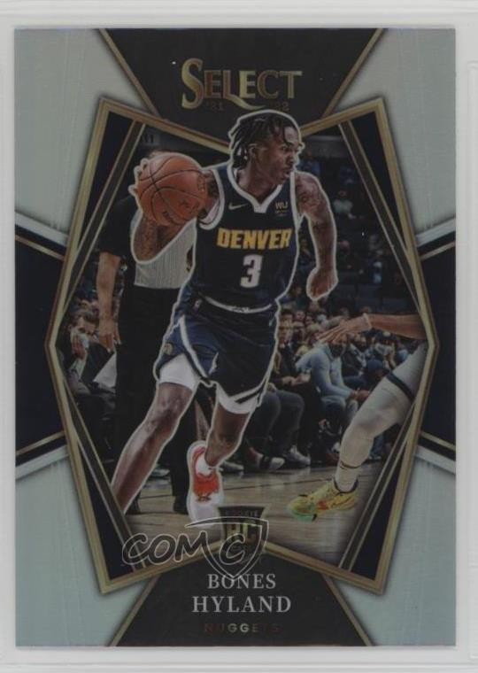 2021-22 Panini Select Premier Level Silver Prizm Bones Hyland #174 12yh
