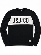 Jack & Jones Core Sweatshirt Schwarz Weiß Lo...