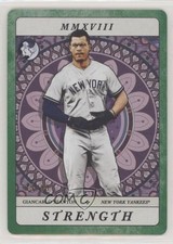 2018 Topps Gypsy Queen Tarot of the Diamond Green 19/99 Giancarlo Stanton 0c6