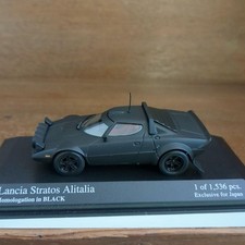 Kyosho Minichamps Lancia Stratos Holomog 1/43 Black Limited Edition