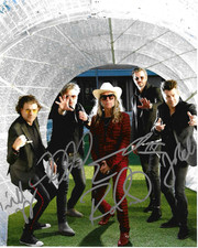* COLLECTIVE SOUL * signed 8x10 photo * ED, DEAN, WILL, JOHNNY & JESSE * COA *