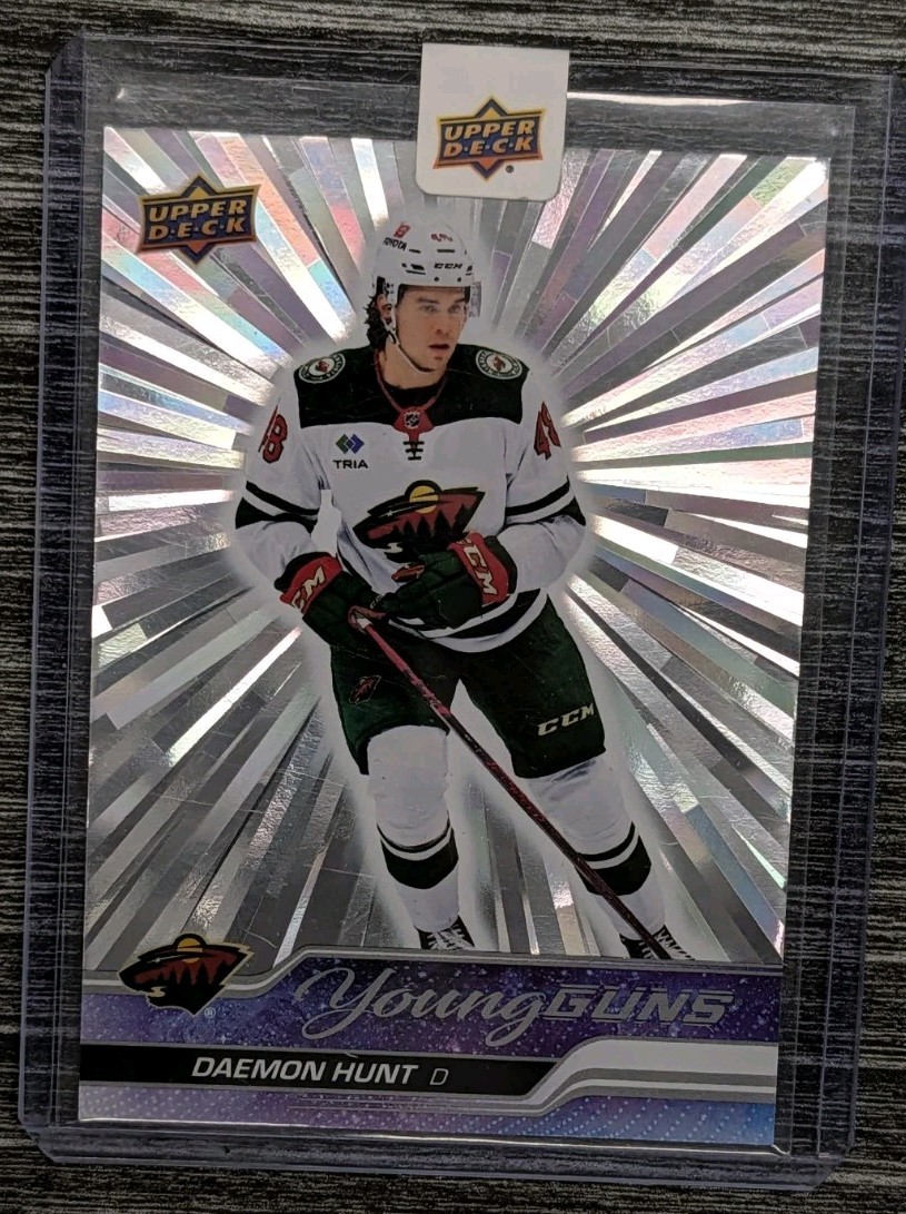 2023-24 Upper Deck Series 2 - Young Guns Daemon Hunt #494 Outburst (RC)