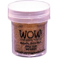 Wow Embossing Powder WOW Embossing Powder Ultra High 15ml-Metallic Gold Rich