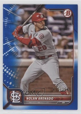 2022 Bowman Blue Border 93/150 Nolan Arenado #45 o7m