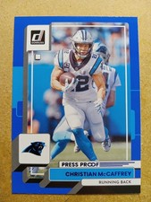 2022 Donruss Press Proof Blue Christian McCaffrey #237