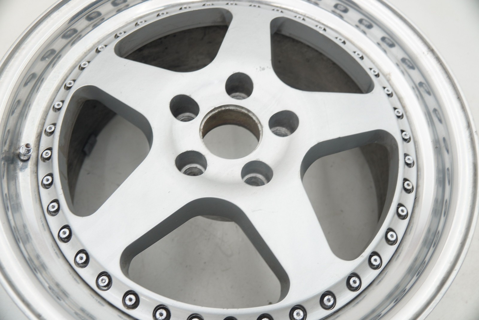 Rear 17X7" Inch 5 Spoke Wheel Rim HRE Performance Wheels Ferrari Mondial 1985