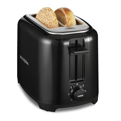 2 Slice Toaster Extra Wide Slots Bagels Cool Touch Black Model 22305 Proctor