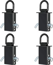 New 4 Pack 12000lbs Heavy Duty Removable D-ring Stake Pocket Trailer Tie Downs
