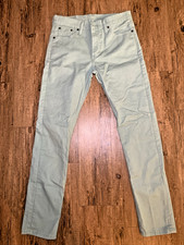 Levi's 30x32 Men's 510 Skinny Fit Jeans Green Denim