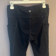 Athleta Girl High Rise Stash Your Treasures Navy Leggings Athletic XL 14