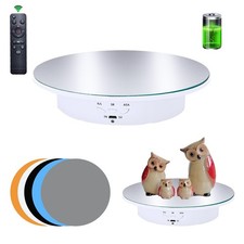Motorized Rotating Display Stand, 7.87inch /17.6lbs Load, 360 Degree