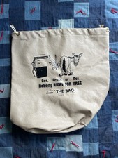 Vintage Weed Novelty Bag "Gas Grass or Ass Nobody Rides Free" Funny Leather USA