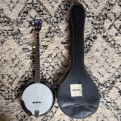 1970’s Imperia Banjo 5 String 22 Fret Wood Resonator w/ Hard Case Japan - READ