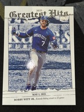 2026 Topps Series 1 Baseball Bobby Witt Jr GH-18 Greatest Hits 
