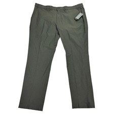 Michael Kors Mens Major Classic Fit Stretch Performance Pants Army Green 42x30