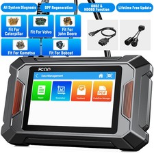 Fcar F804 Heavy Duty Scanner Dpf Regen Construction Machinery Diagnostics