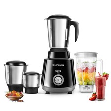 Longway Super Pro Juicer Mixer Grinder | Up to 750 Watt Powerful Motor | 4 Jars