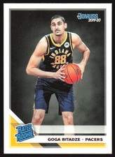 2019-20 Donruss Rated Rookie Goga Bitadze RC #217 Indiana Pacers