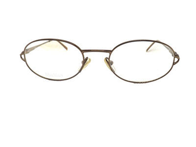 Damen Brillengestell Metall oval Made Italy MAX MARA Vintage