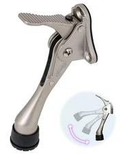 One Touch Kickdown Door Stopper, Door Holder, Heavy Duty Door Stops, Bottom of D