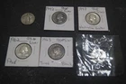 ( 6 ) 90% SILVER 1930 to 1964 D  Silver Washington AND Standing liberty Quarters