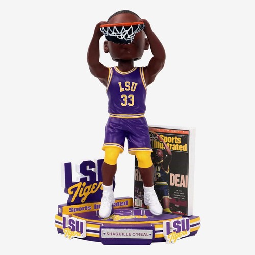 Shaquille O'Neal LSU Tigers The Real Deal Sports Illustrated Cover Wackelkopf